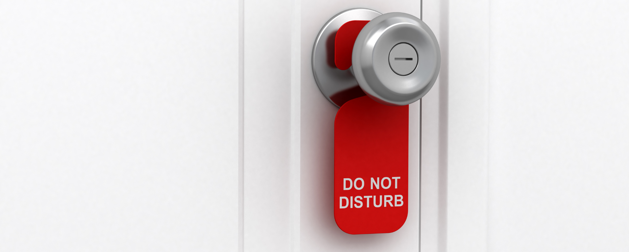 Do not disturb sign